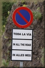 De gehele weg